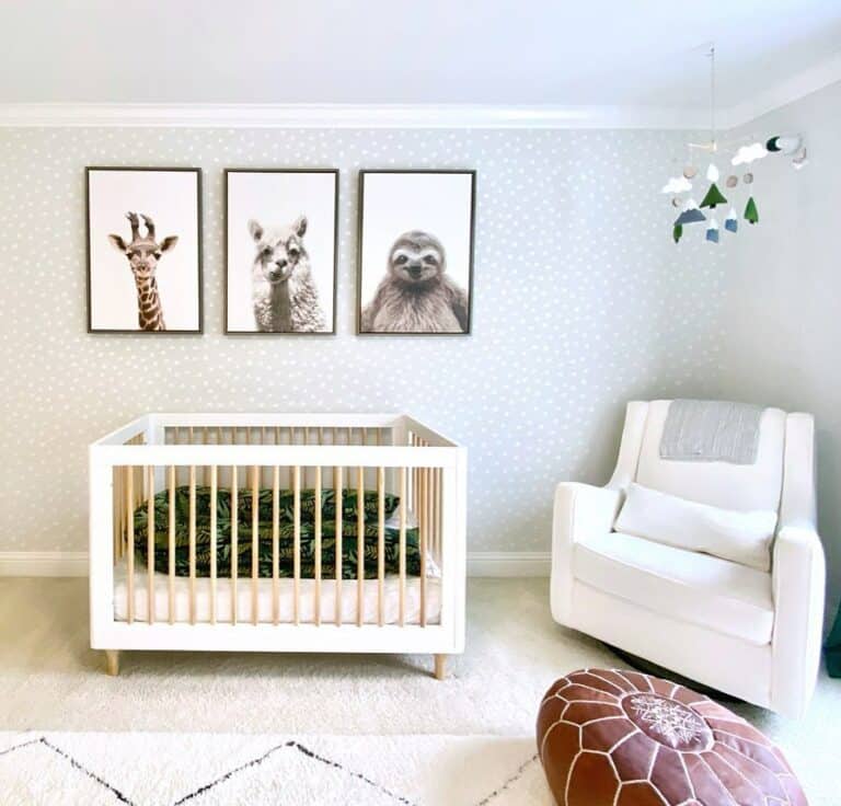 Neutral Animal Print Nursery