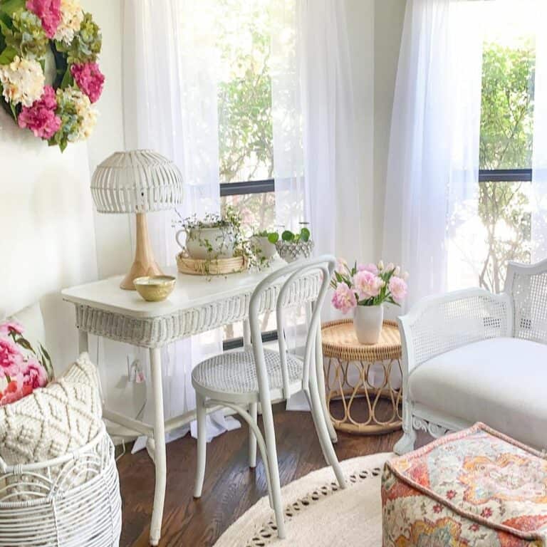 Romantic Cottage Office Inspiration