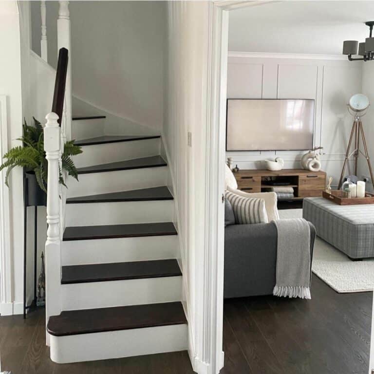 Gray Living Room Furniture With Dark Wood Floors