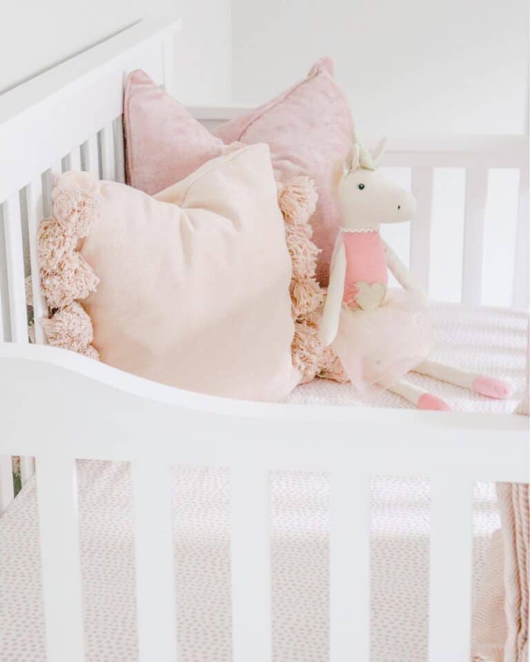 Pink Cushions in Girl