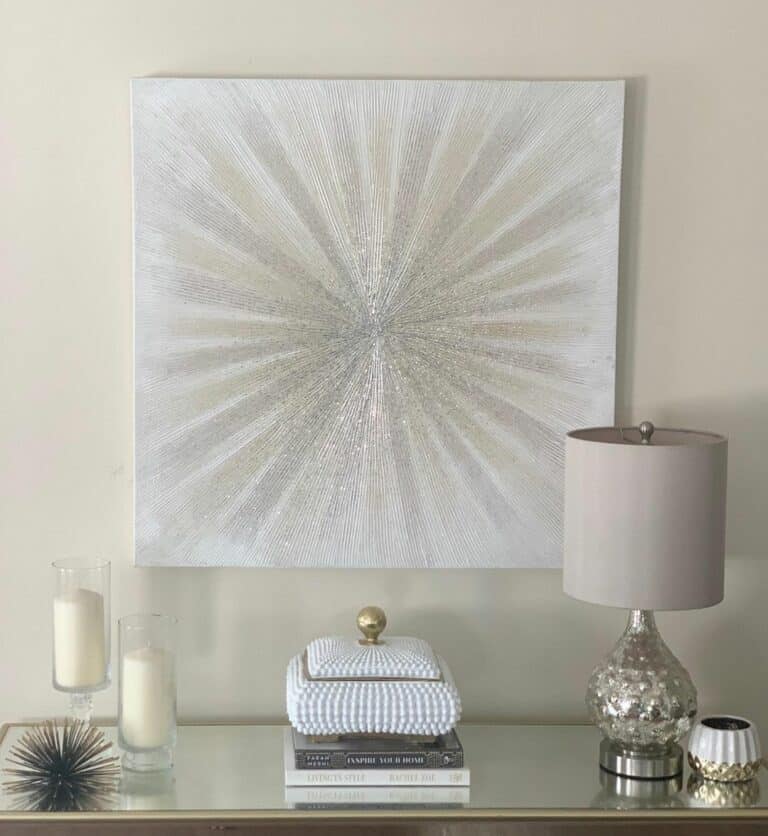 Styled Glamourous Console Table