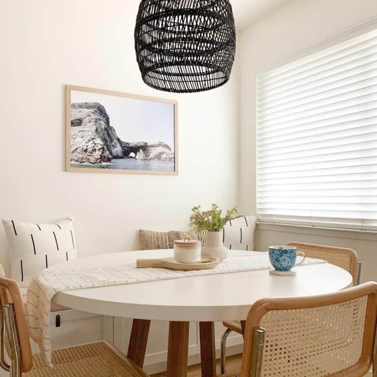 Decorative Chairs in a Kitchen Corner