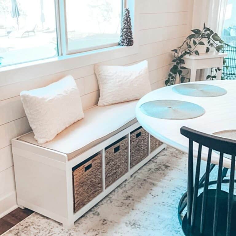 Window Bench With Storage Options