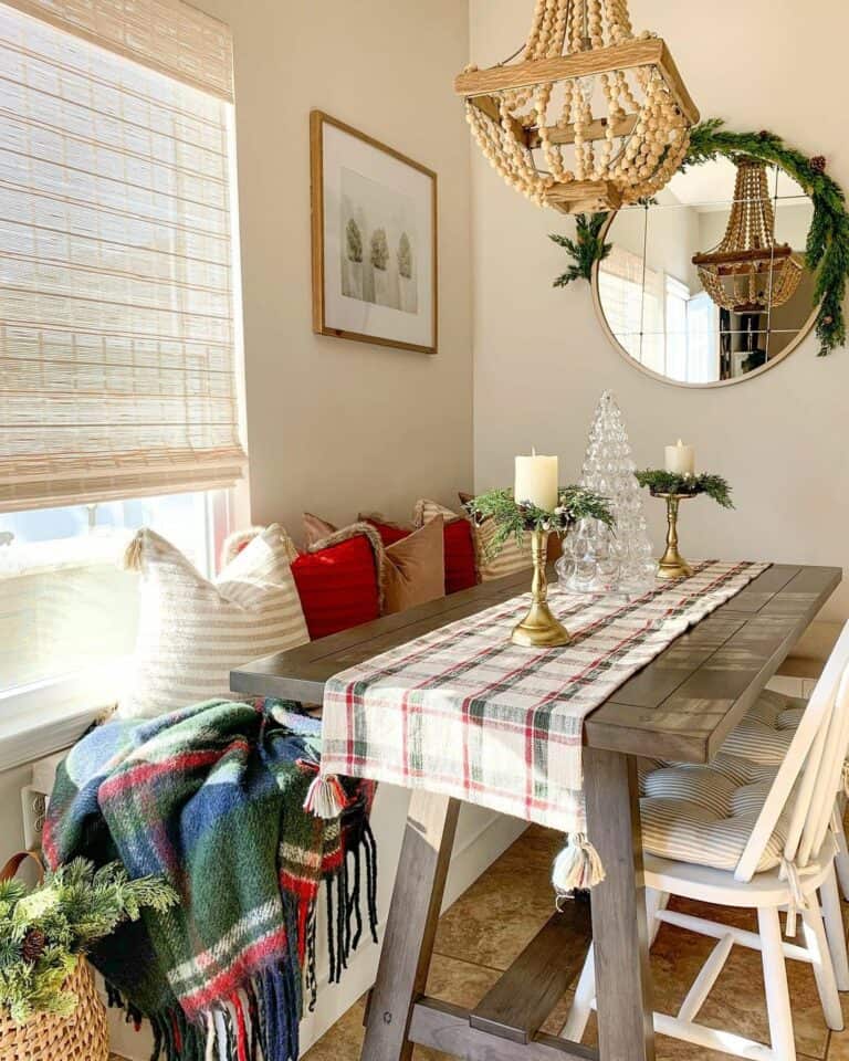 Seasonal Décor for a Window Bench