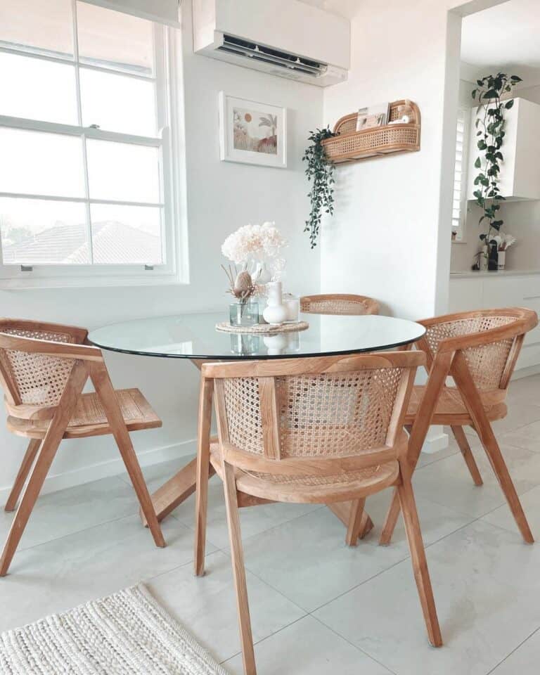 Wall Basket Matches the Chairs