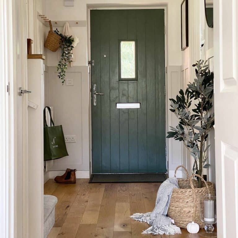 Wood Flooring in an Entryway