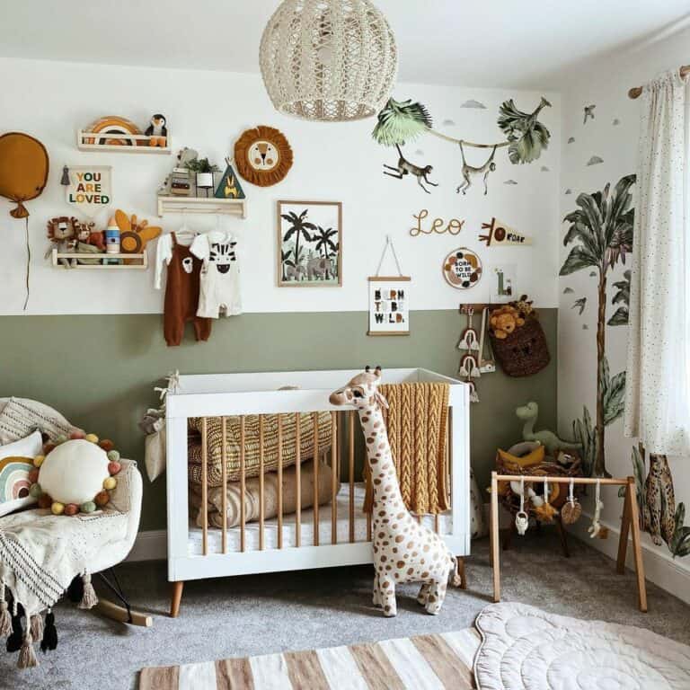 Whimsical Jungle Nursery