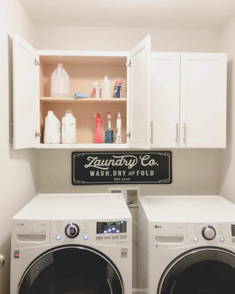 Overhead Cupboard Storage Solution