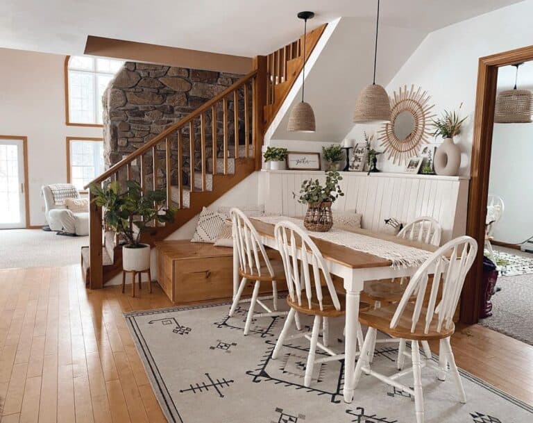 Boho Accent Pieces for a Dining Area