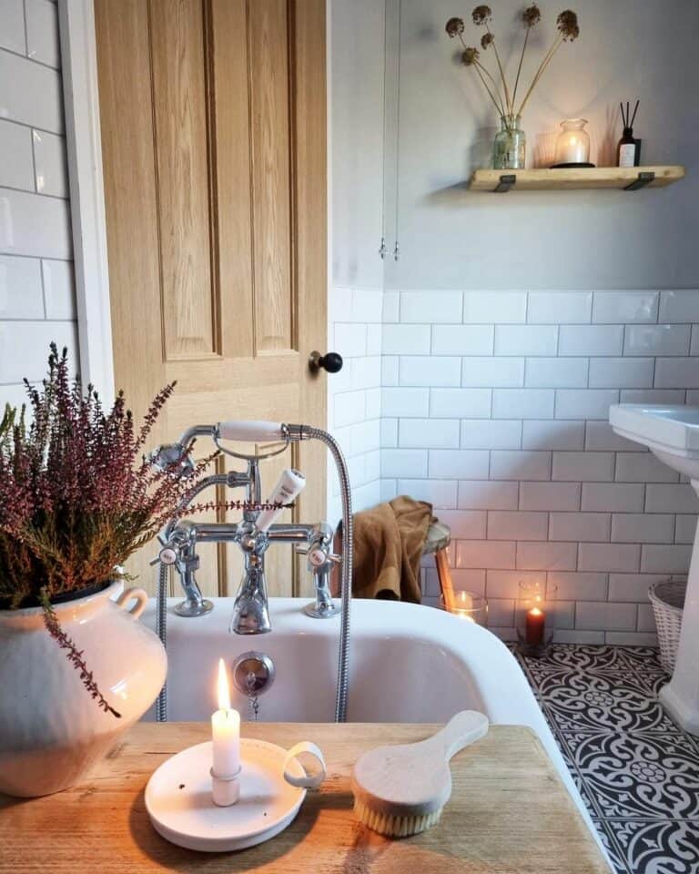 Candle Lit Bath