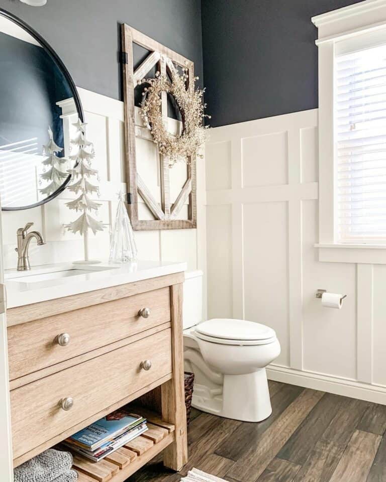 Modern Wainscoting Bathroom