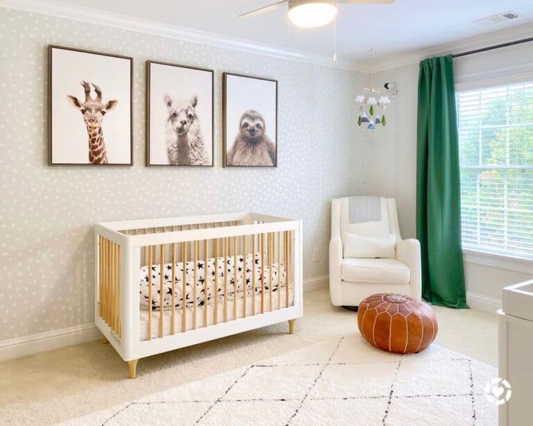 Neutral Animal-Themed Nursery