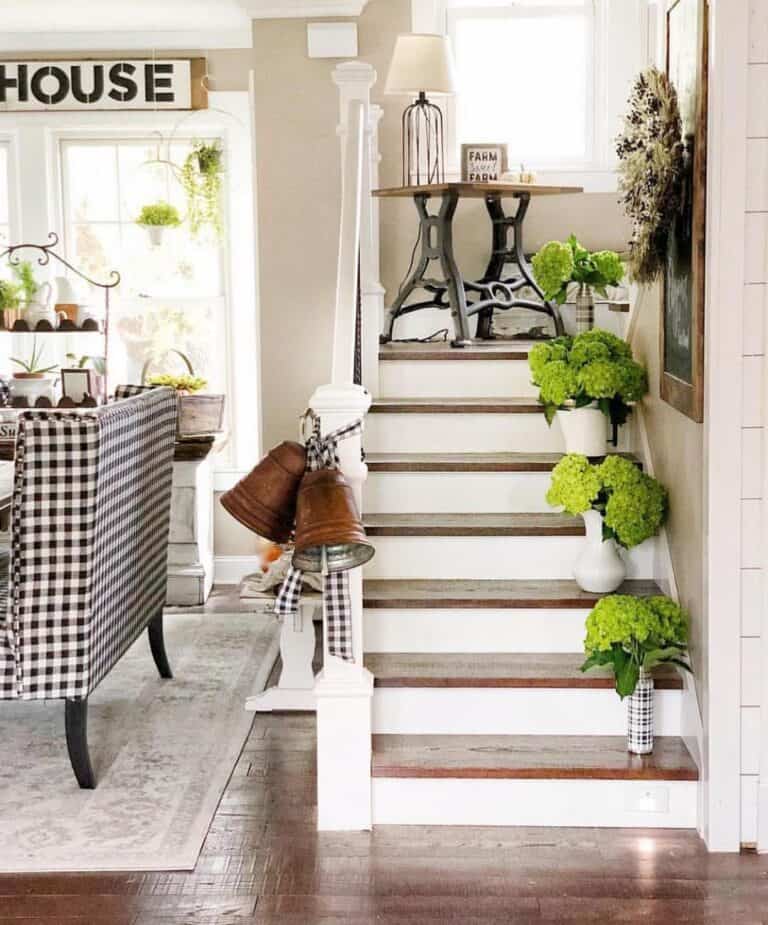 Antique Table for Staircase Landing