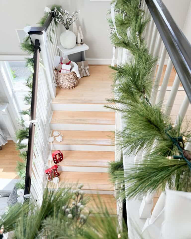 Staircase Landing Decor for Stairwell
