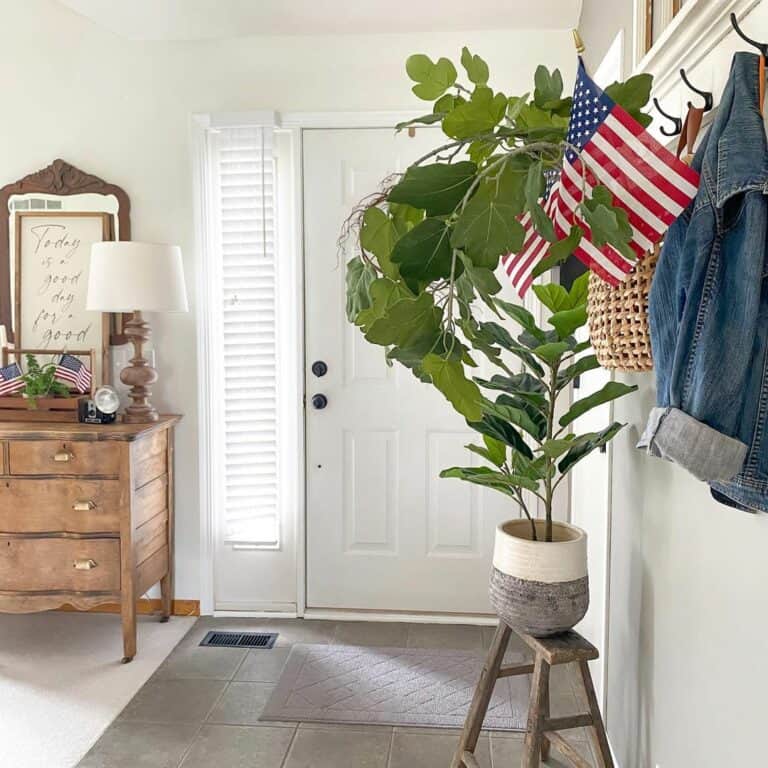 Modern Americana Farmhouse Entryway