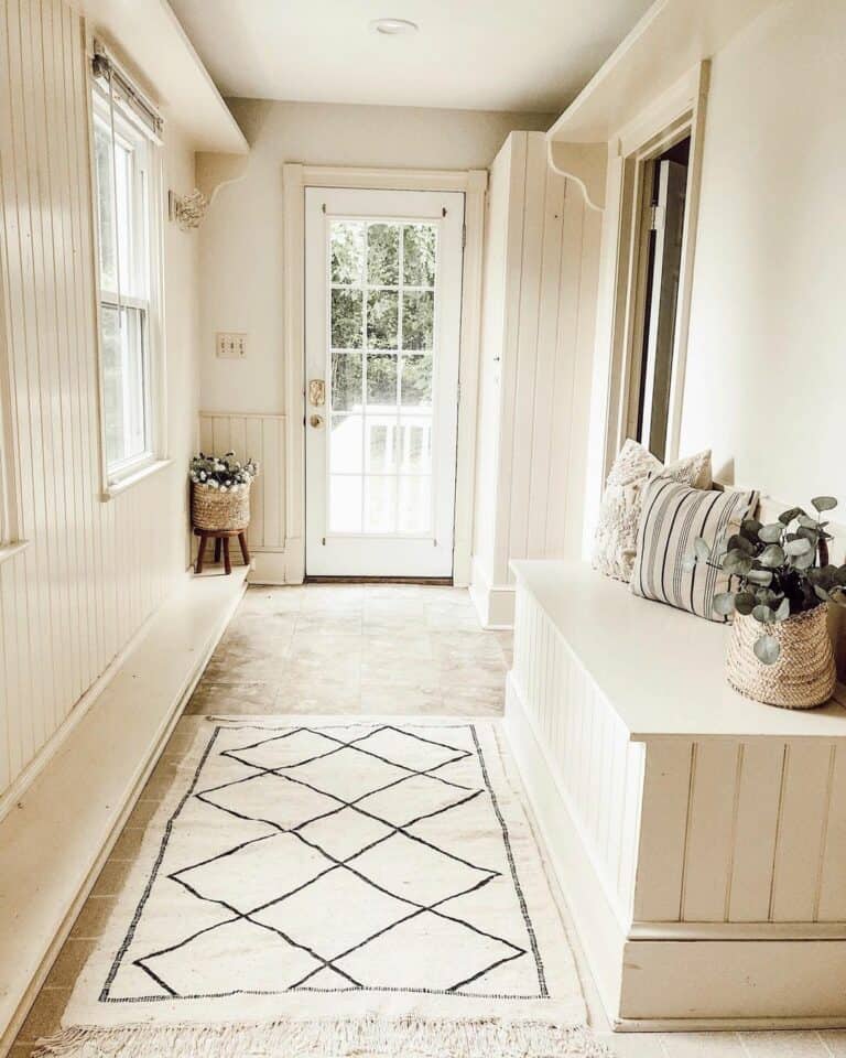 Neutral Delight Tiled Entryway Escape
