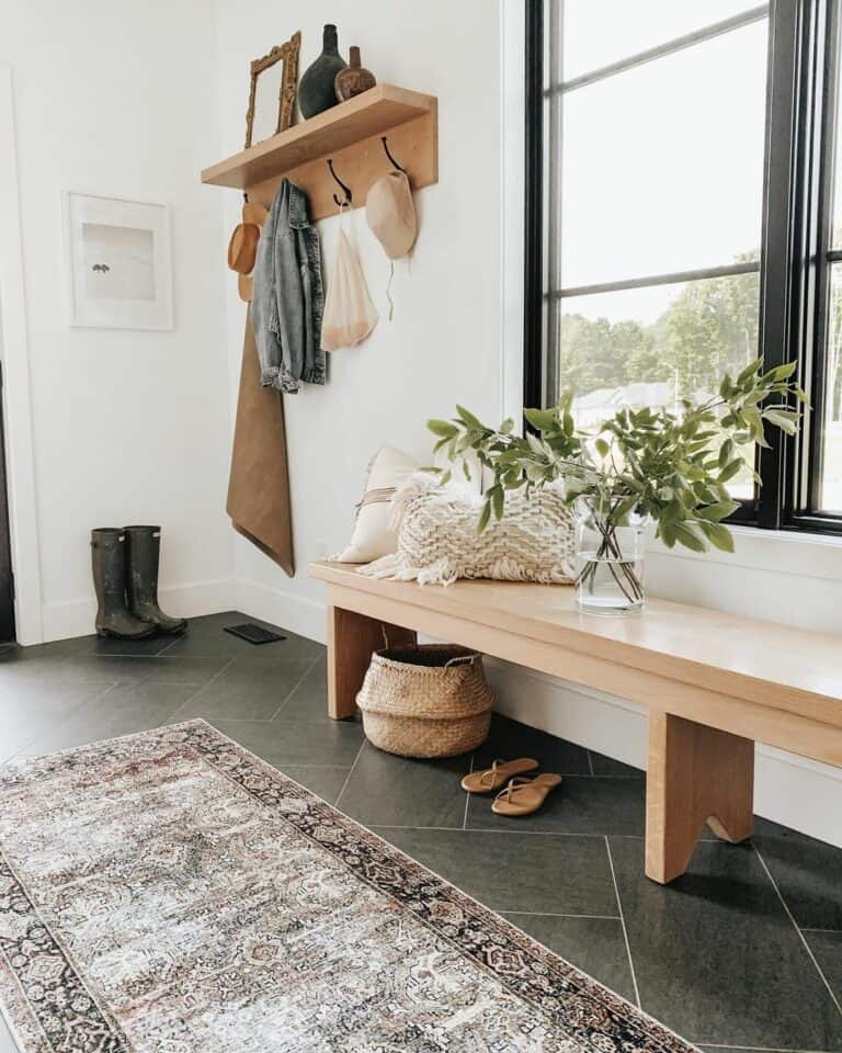 Monochrome Magic for Your Entryway