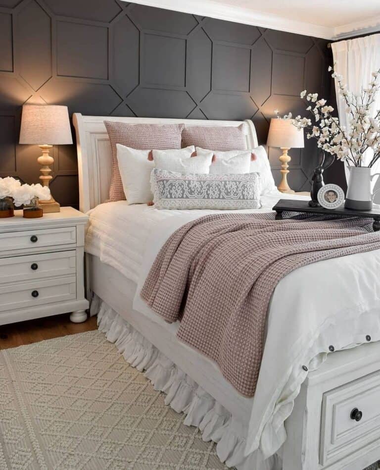 Bedrooms With Accent Walls and Centered Bed Sets