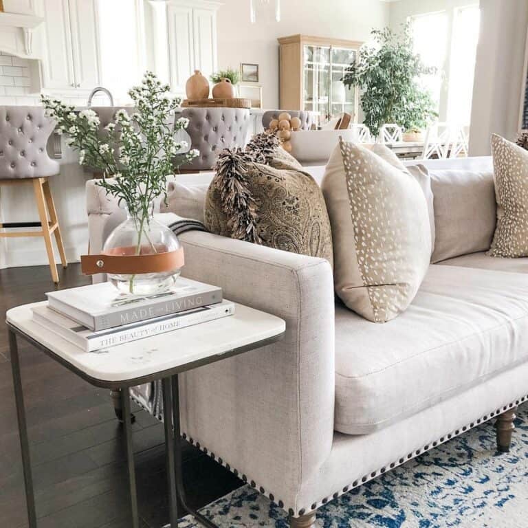 Modern Farmhouse Vase Décor for End Table