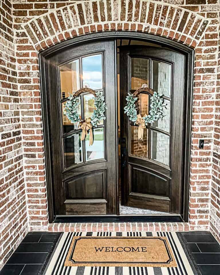 Rustic Archway Farmhouse Door