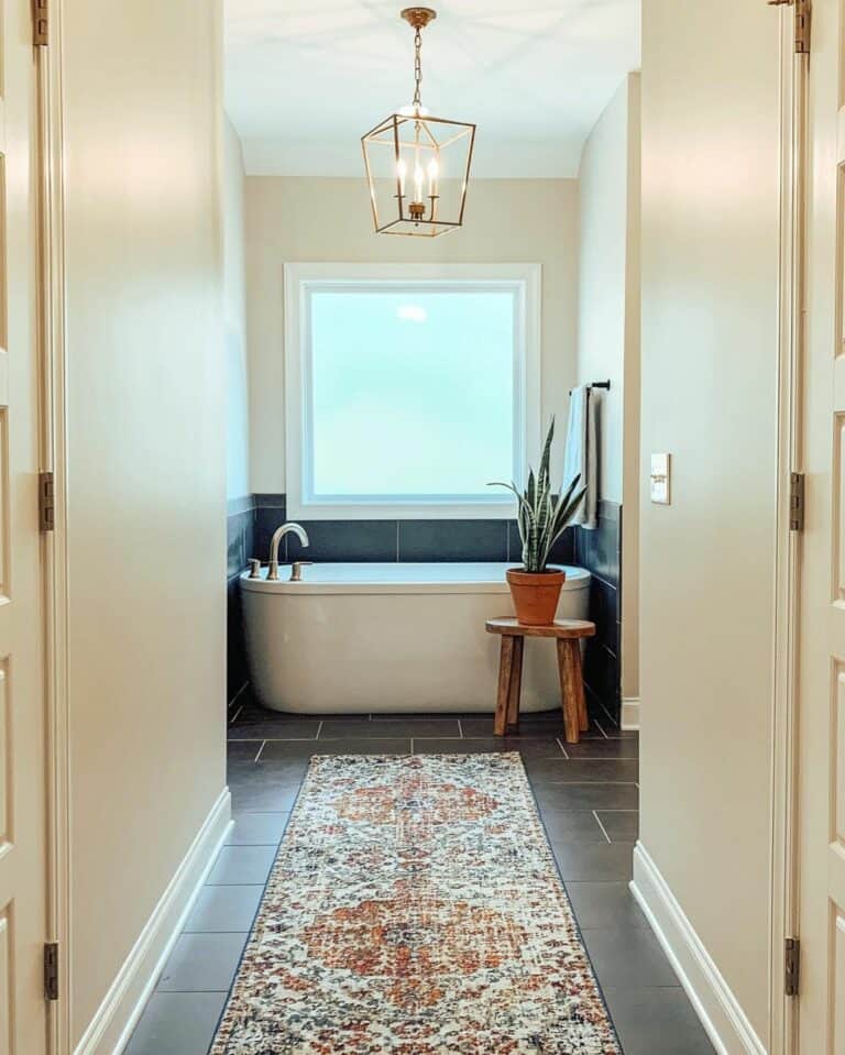 Statement Lighting for Bathroom