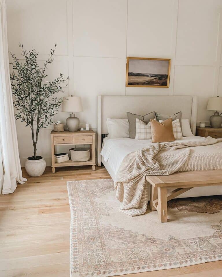 Board and Batten Bedroom Accent Wall