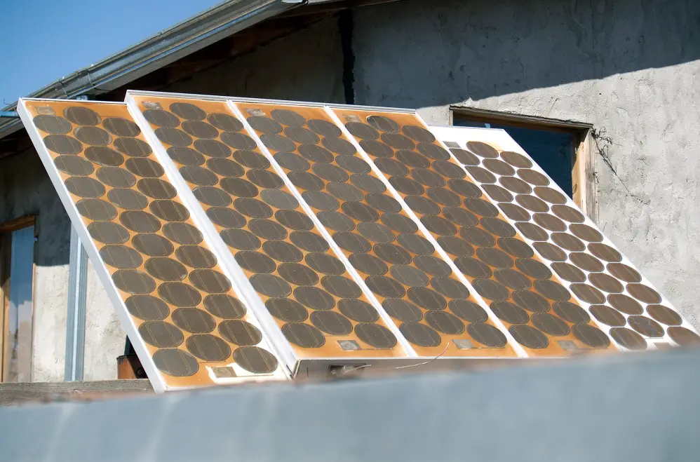 old solar panels