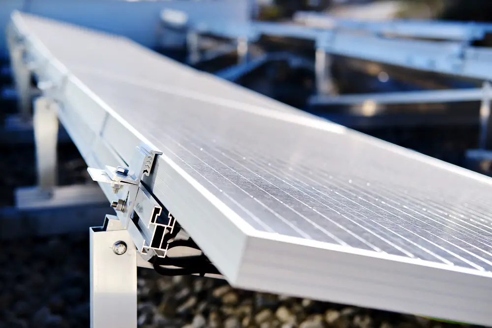 solar panel mounted