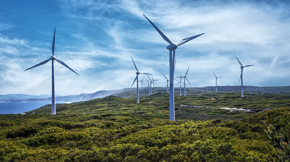 on shore wind turbine