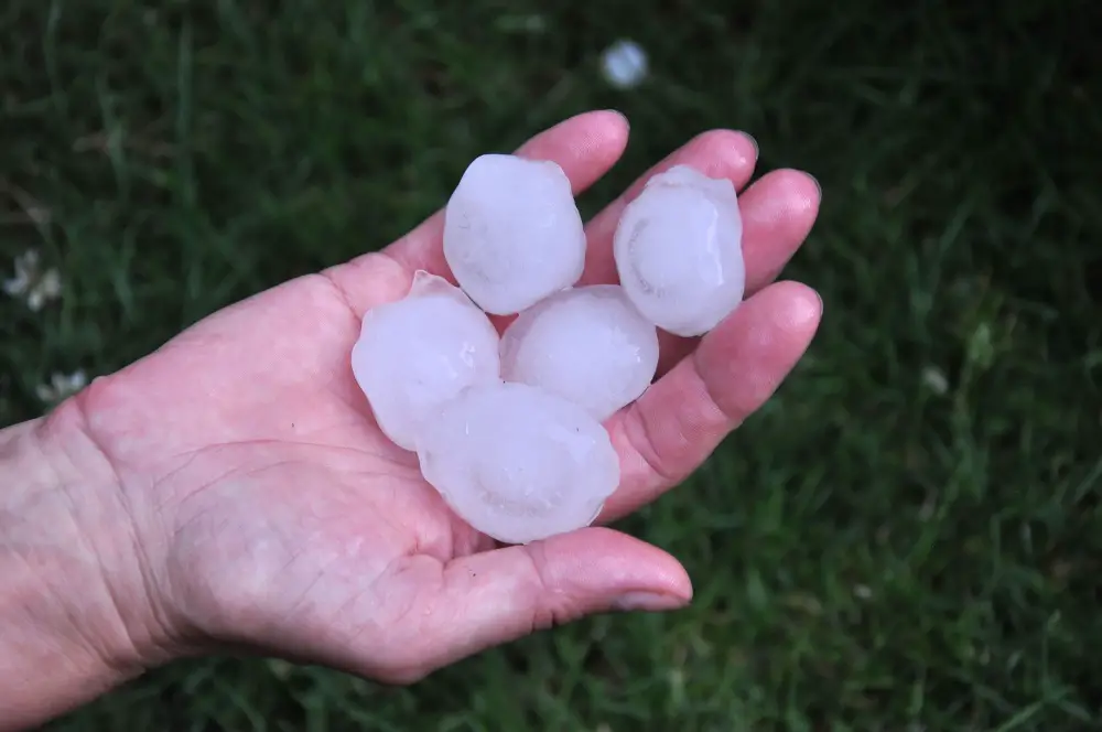 large hail stones