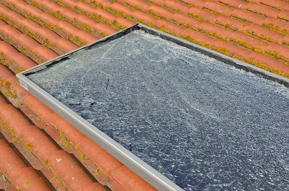solar panels and hail