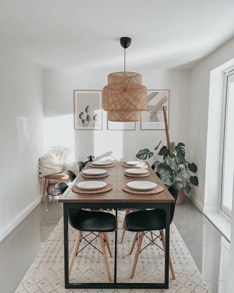 Herringbone Tabletop Adds a Cool Design