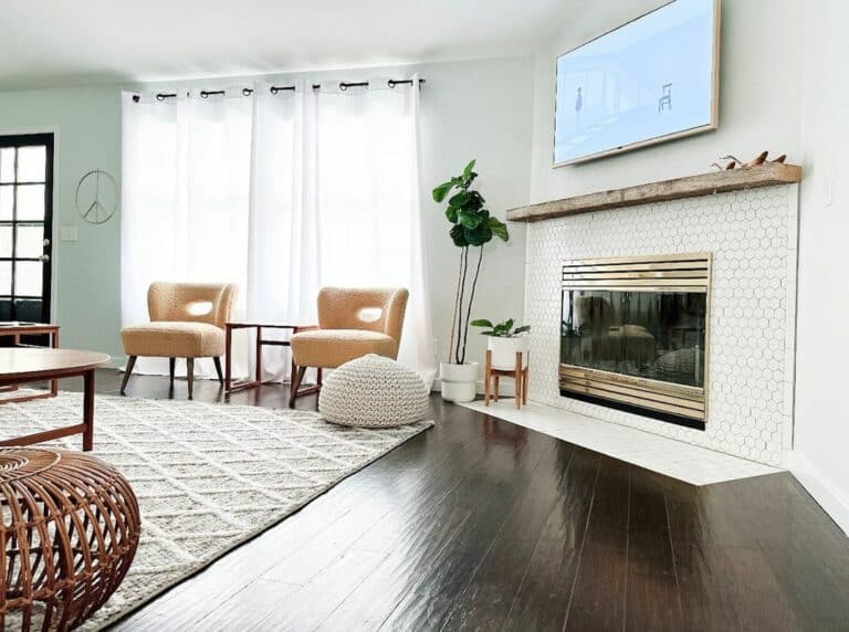 Living Room Ideas With Dark Hardwood Floors
