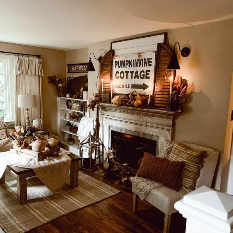Autumn Décor Enhanced by Wood Flooring