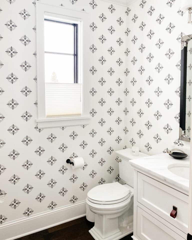 Honey Bee Wallpaper Adds Country Charm