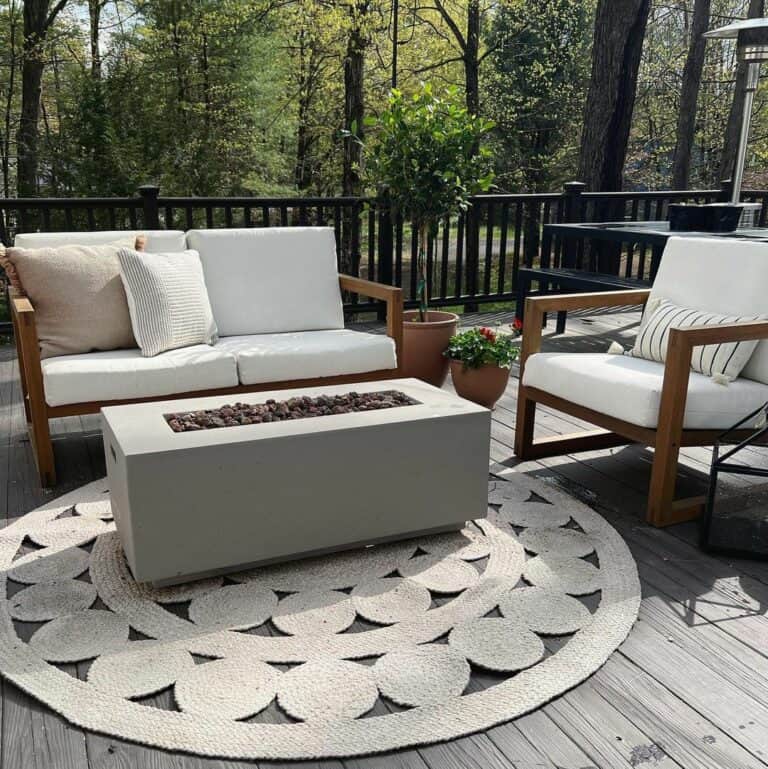 Fresh and Bright Seating Area