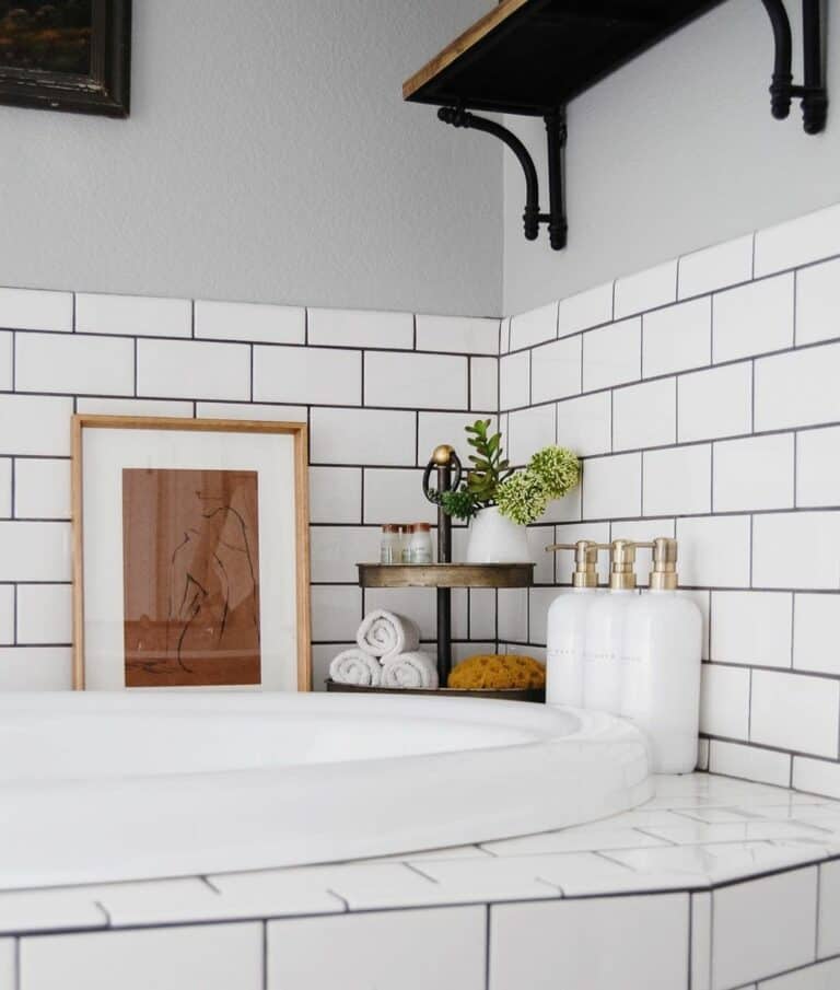 Garden Tub Surface Storage