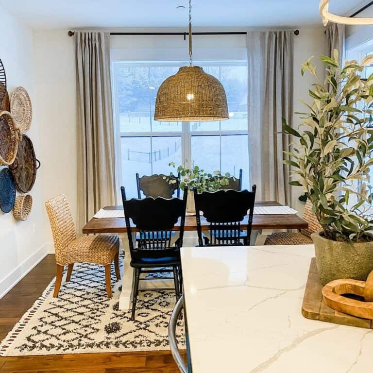Bohemian Farmhouse Eat-in Kitchen