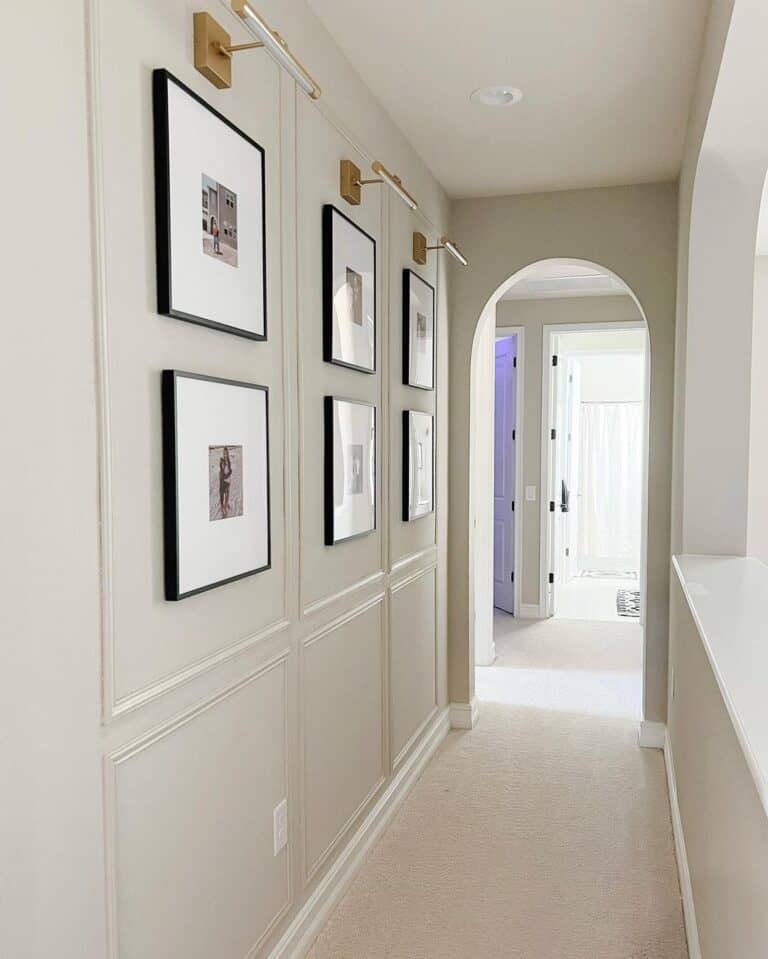 Gallery Wall Banker’s Lamps