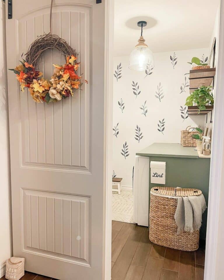 Wicker Laundry Hamper With Lid