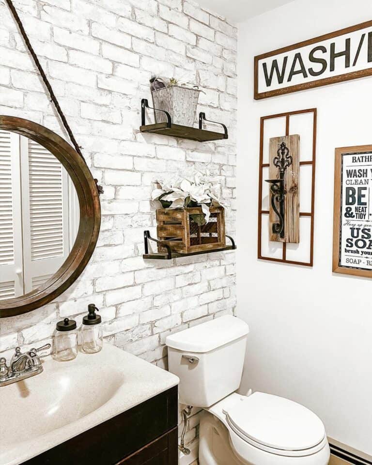 Brick Look Created by Wallpaper