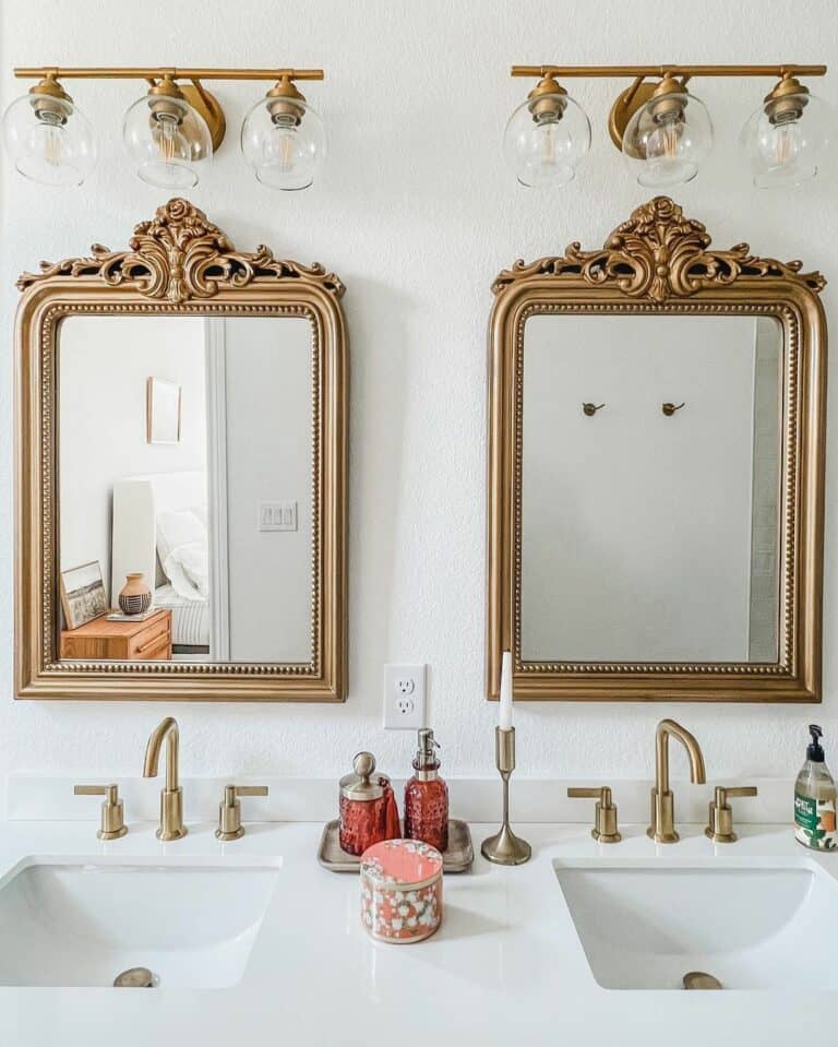 Vintage Elegance Achieved with Brass Accessories
