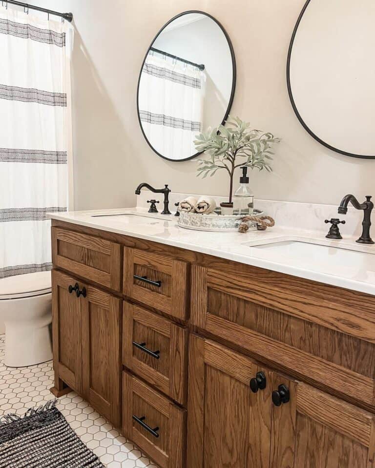 Solid Wood Vanity Demands Attention