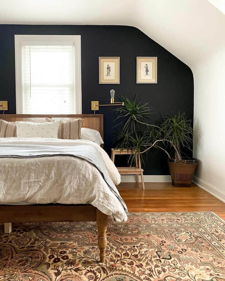 Accent Wall Enhanced by Bedroom Window