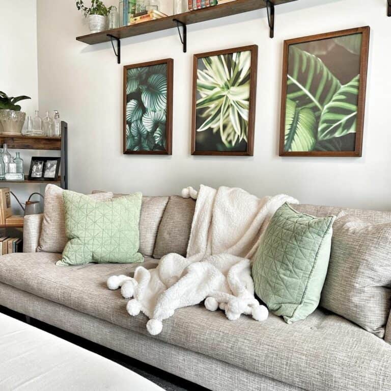 Green Tropical Room Décor