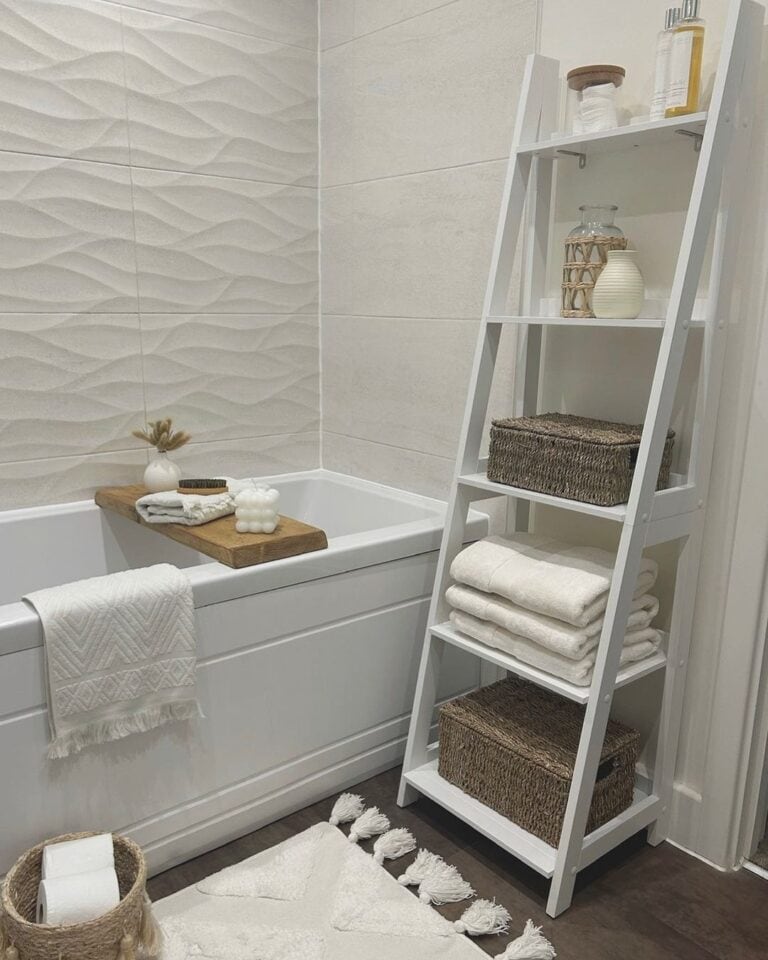 Hide Toiletries in Baskets