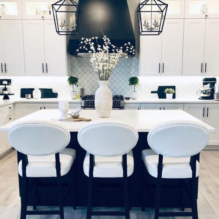 White and Black Kitchen Accessories