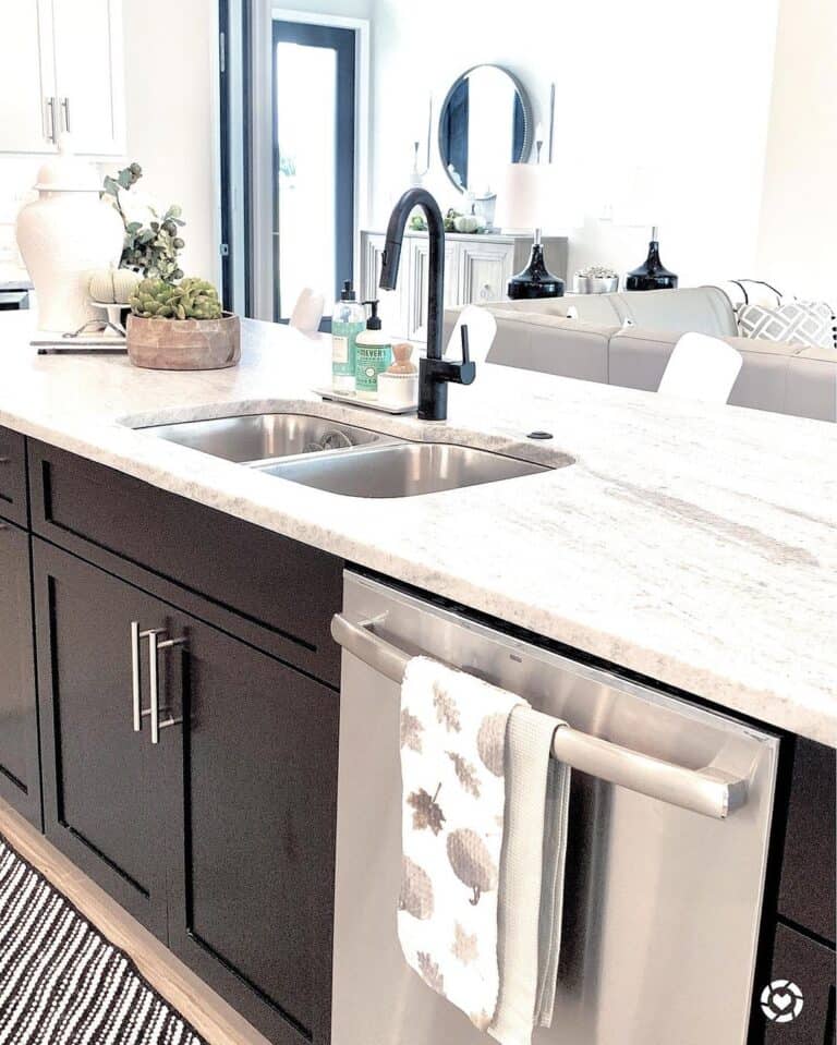 Decor for Black Kitchen Cabinets