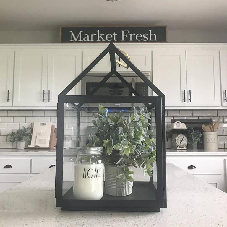 Countertops with Black Kitchen Accessories