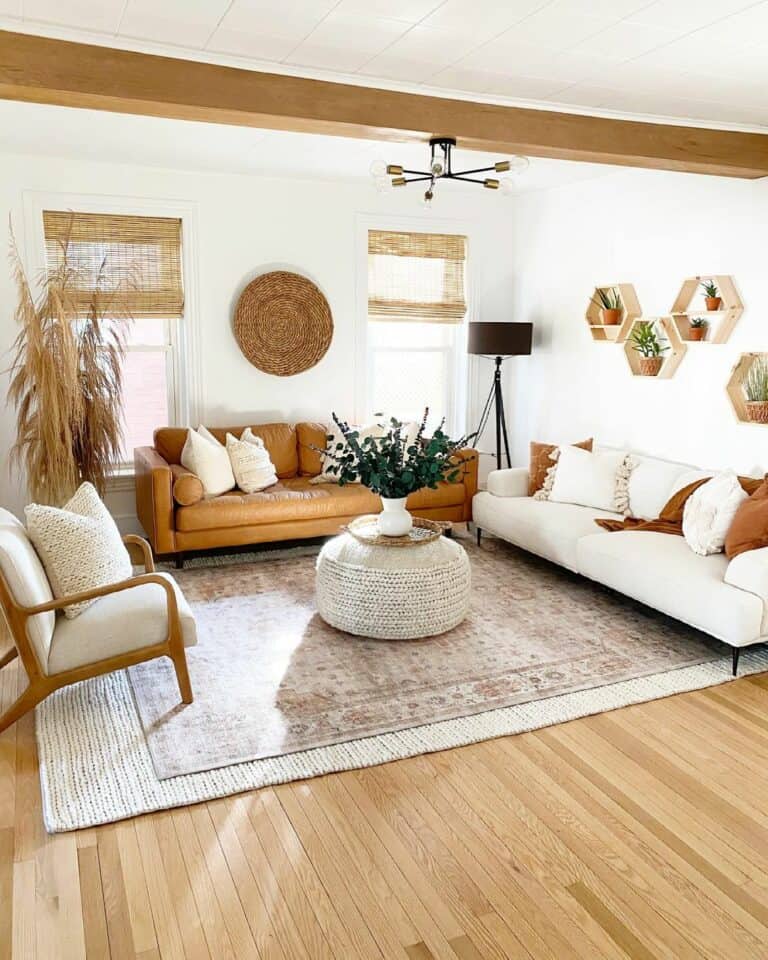 Neutral Boho-farmhouse Mix and Match Living Room Sofas